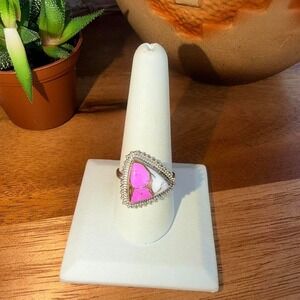 Cotton Candy Turquoise - Size 10 - .925 Sterling Silver